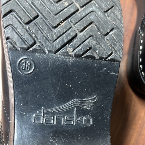 Dansko black leather shoes size 38 - Picture 10 of 10